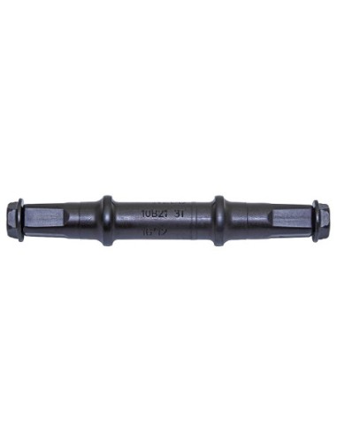 Cotterless B.B Axle Square Bolt Style 126mm Black.
